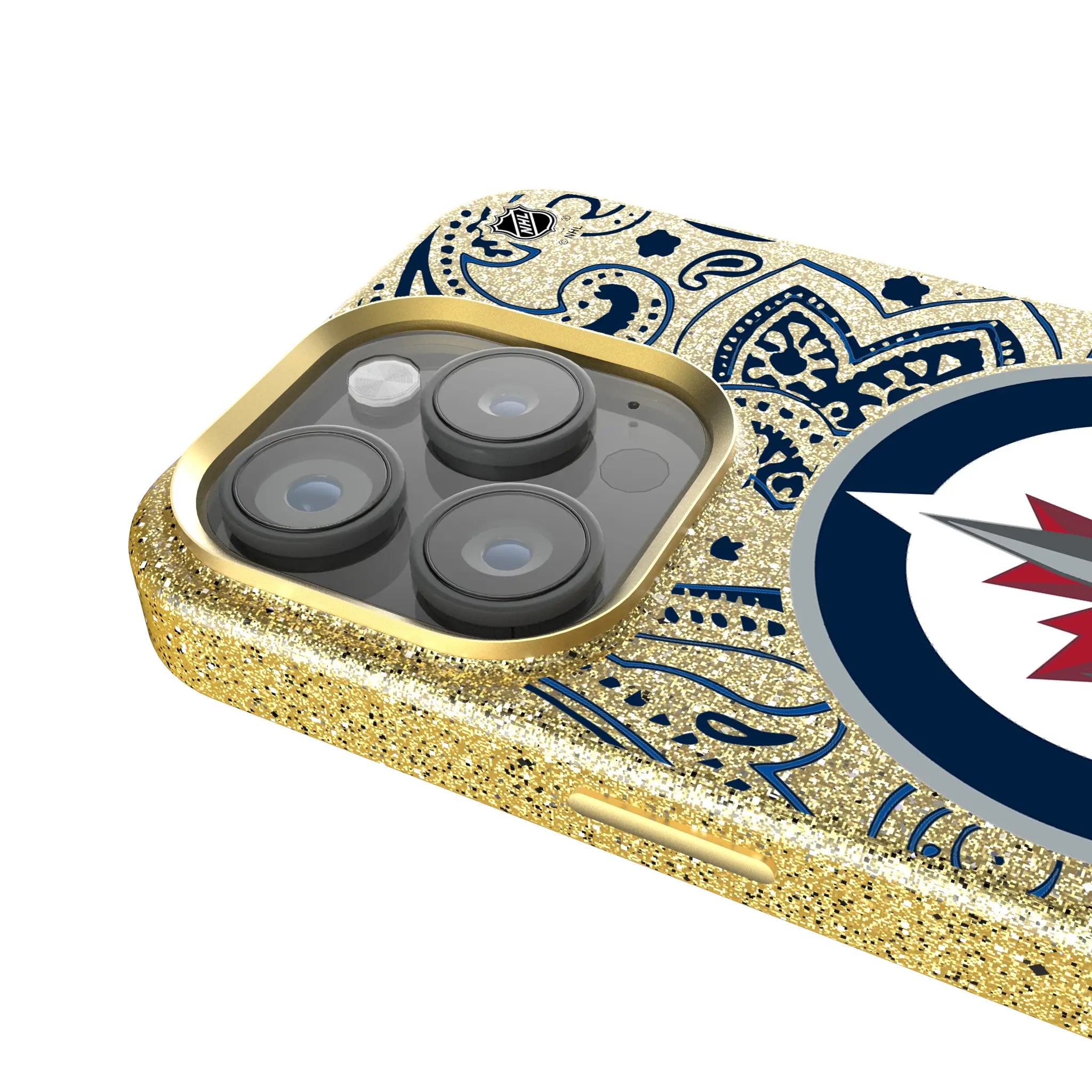 Winnipeg Jets Paisley Bling Phone Case