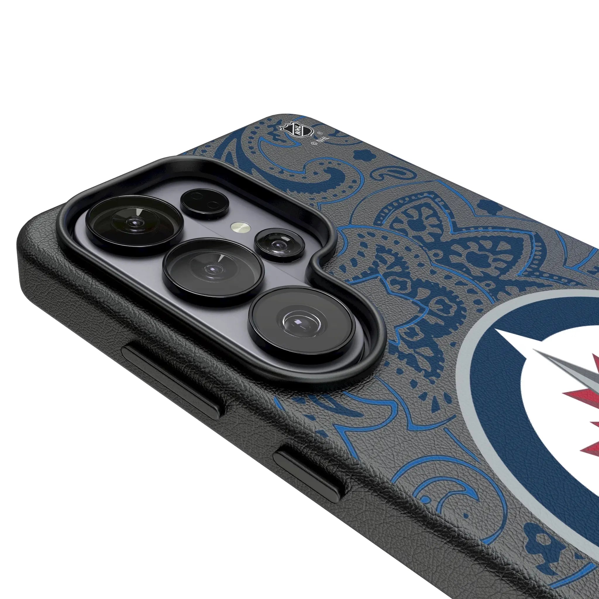 Winnipeg Jets Paisley MagSafe Compatible Phone Case for Samsung Galaxy