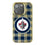 Winnipeg Jets Plaid Bling Phone Case