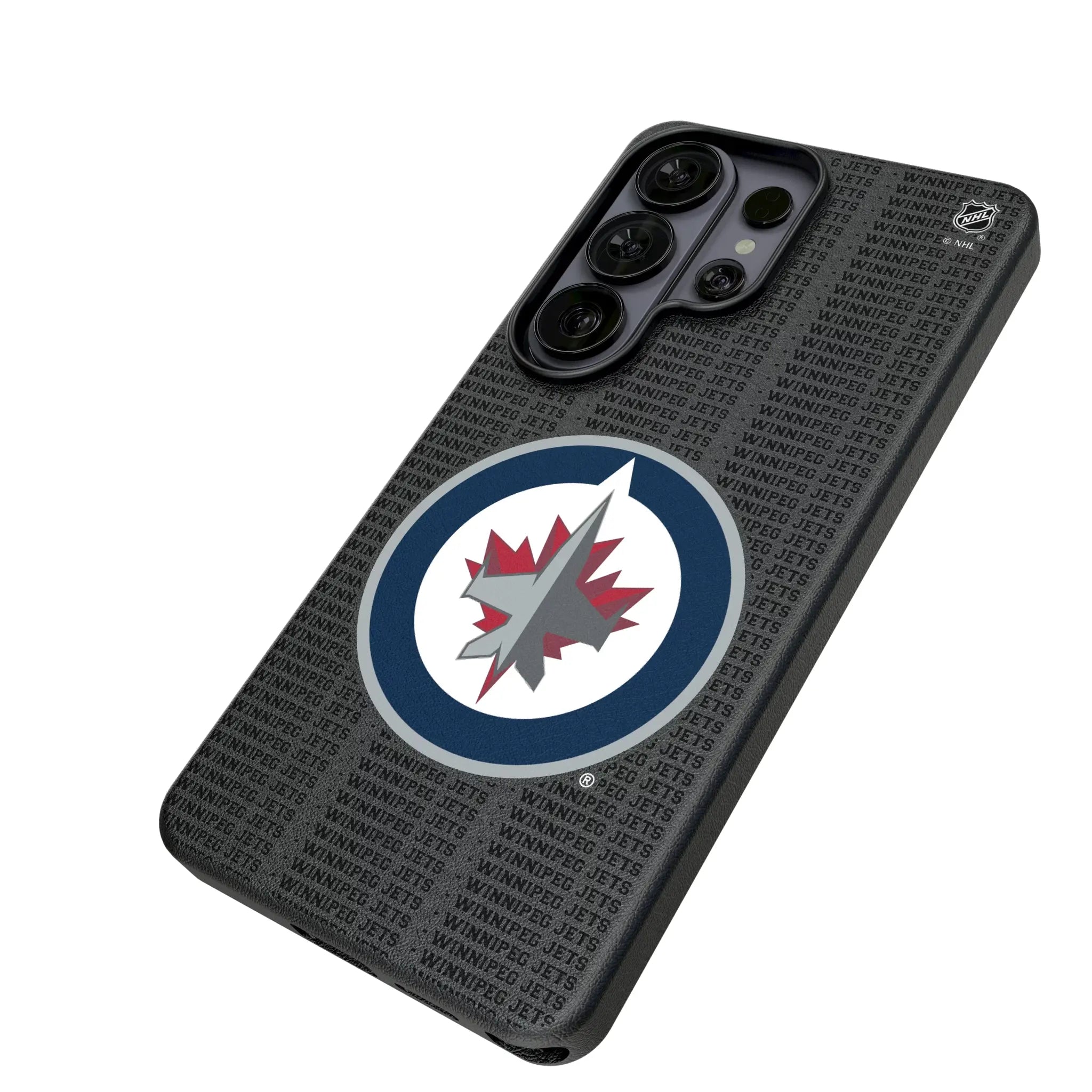 Winnipeg Jets Text Backdrop MagSafe Compatible Phone Case for Samsung Galaxy