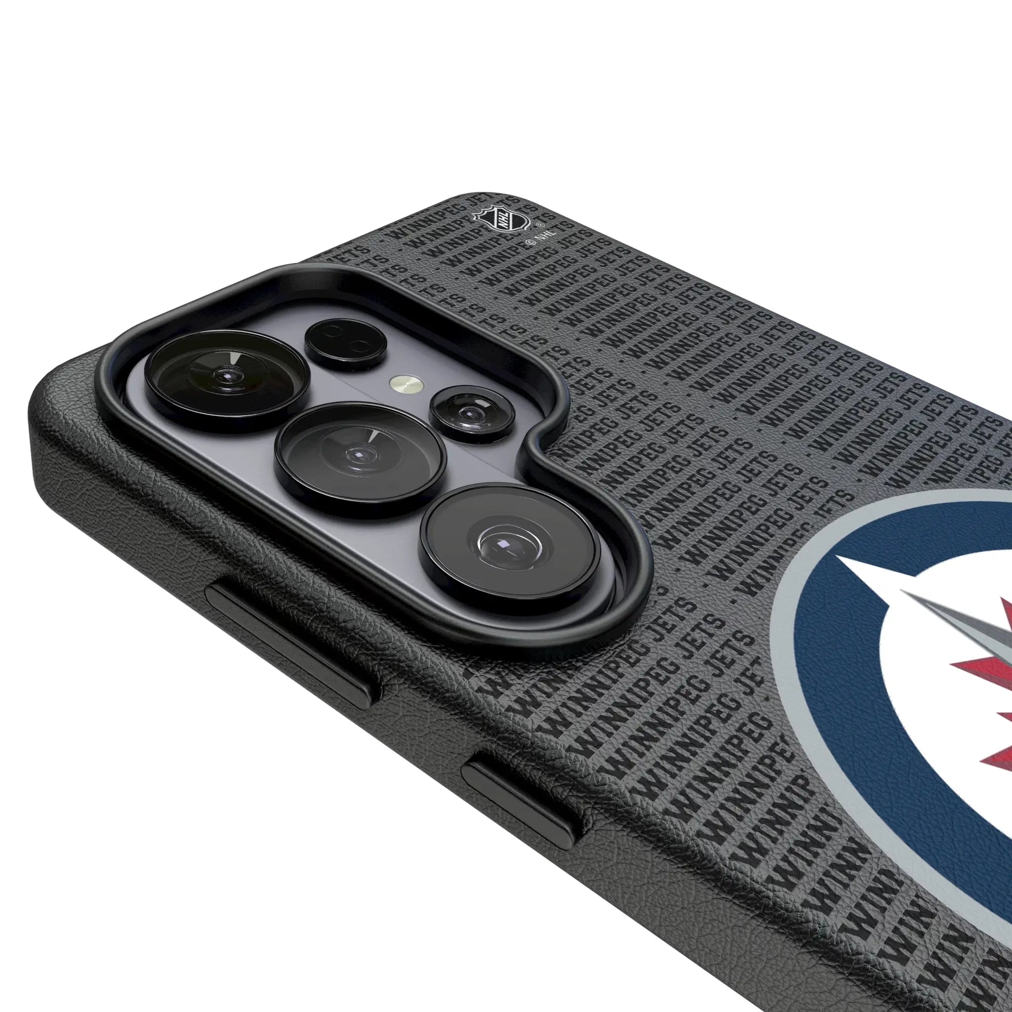 Winnipeg Jets Text Backdrop MagSafe Compatible Phone Case for Samsung Galaxy