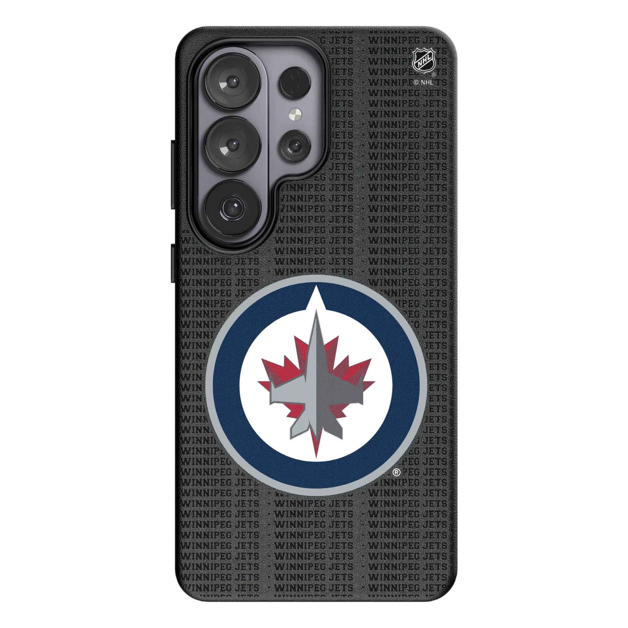 Winnipeg Jets Text Backdrop MagSafe Compatible Phone Case for Samsung Galaxy