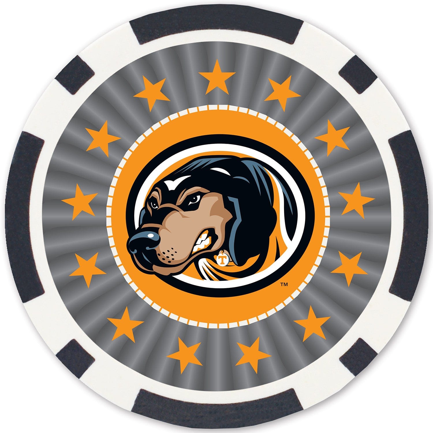Tennessee Volunteers 100-Piece Poker Chip Set - Sports Gifts, Sports Memorabilia, Sports Collectibles, Fan Shop