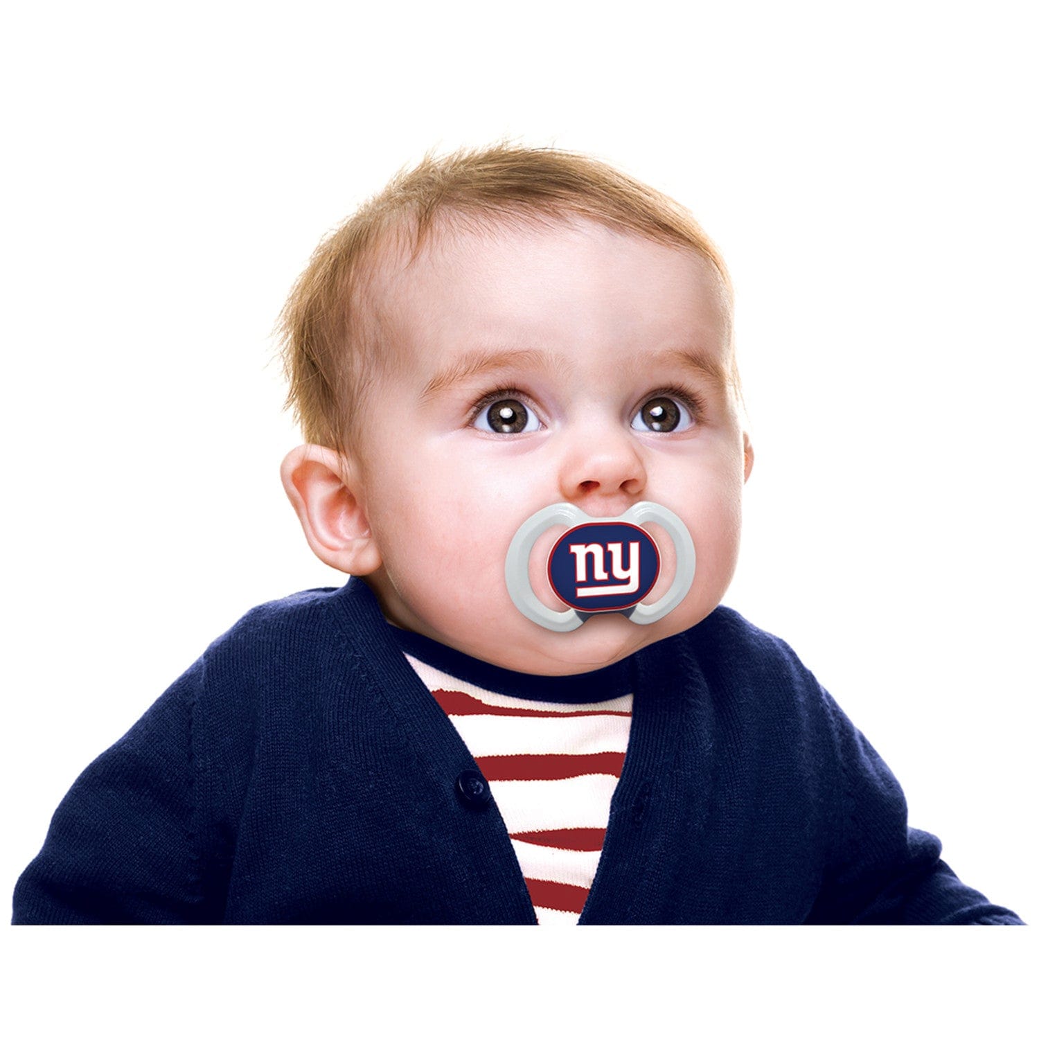 New York Giants Pacifier 2-Pack for Infants - Sports Gifts, Sports Memorabilia, Sports Collectibles, Fan Shop