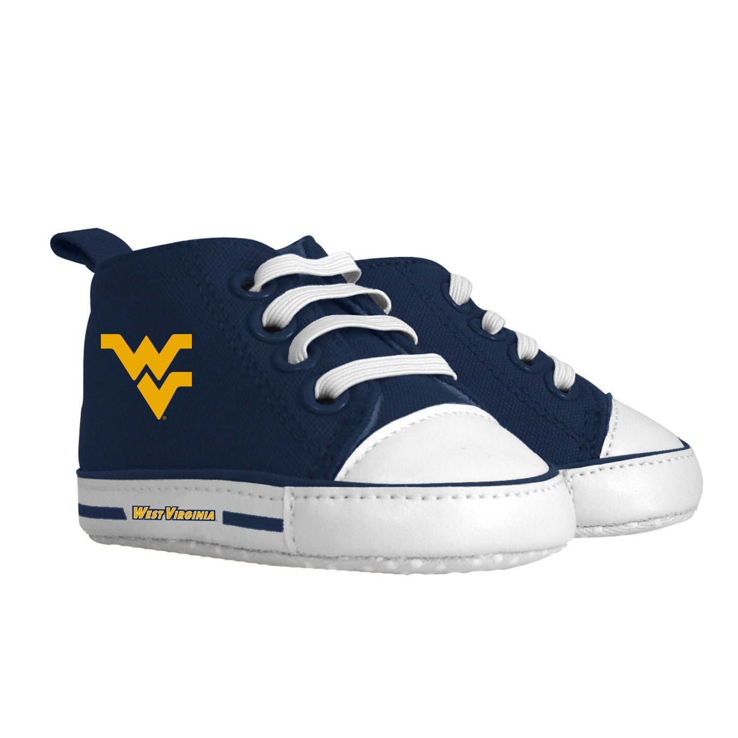 West Virginia Mountaineers Baby Shoes - 757 Sports Collectibles
