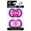 Boston Bruins Pink Pacifier 2-Pack - Sports Gifts, Sports Memorabilia, Sports Collectibles, Fan Shop