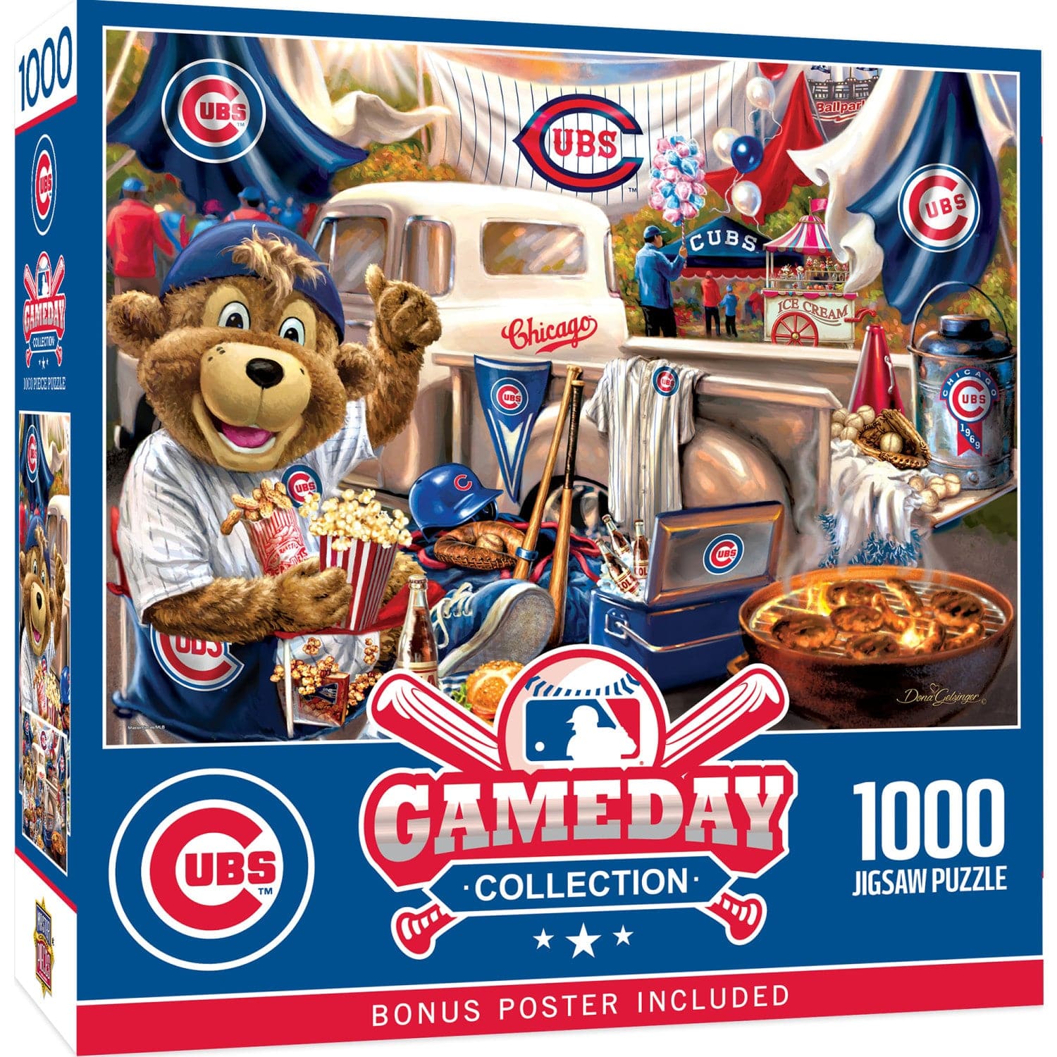 Chicago Cubs Gameday 1000 Piece Jigsaw Puzzle - Sports Gifts, Sports Memorabilia, Sports Collectibles, Fan Shop