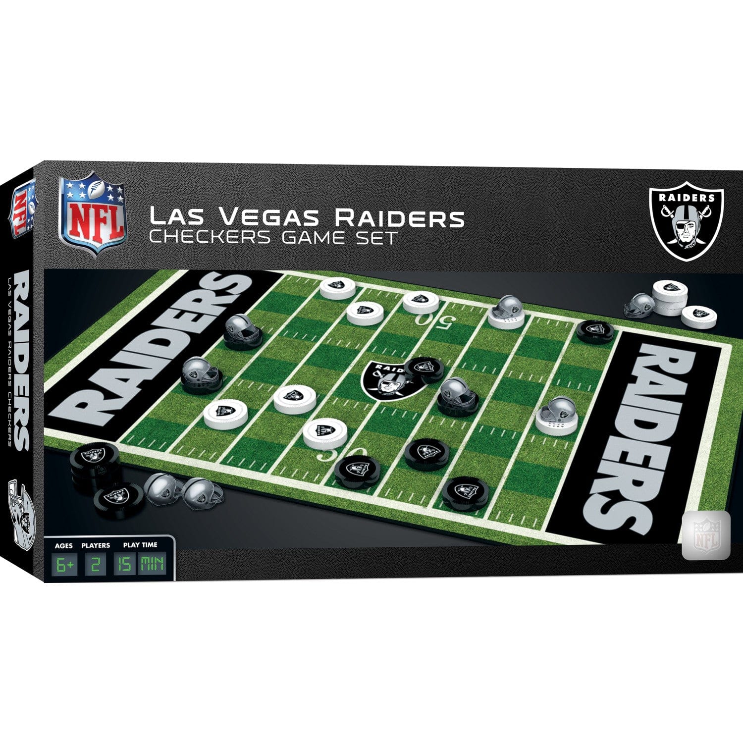 Las Vegas Raiders Checkers Set