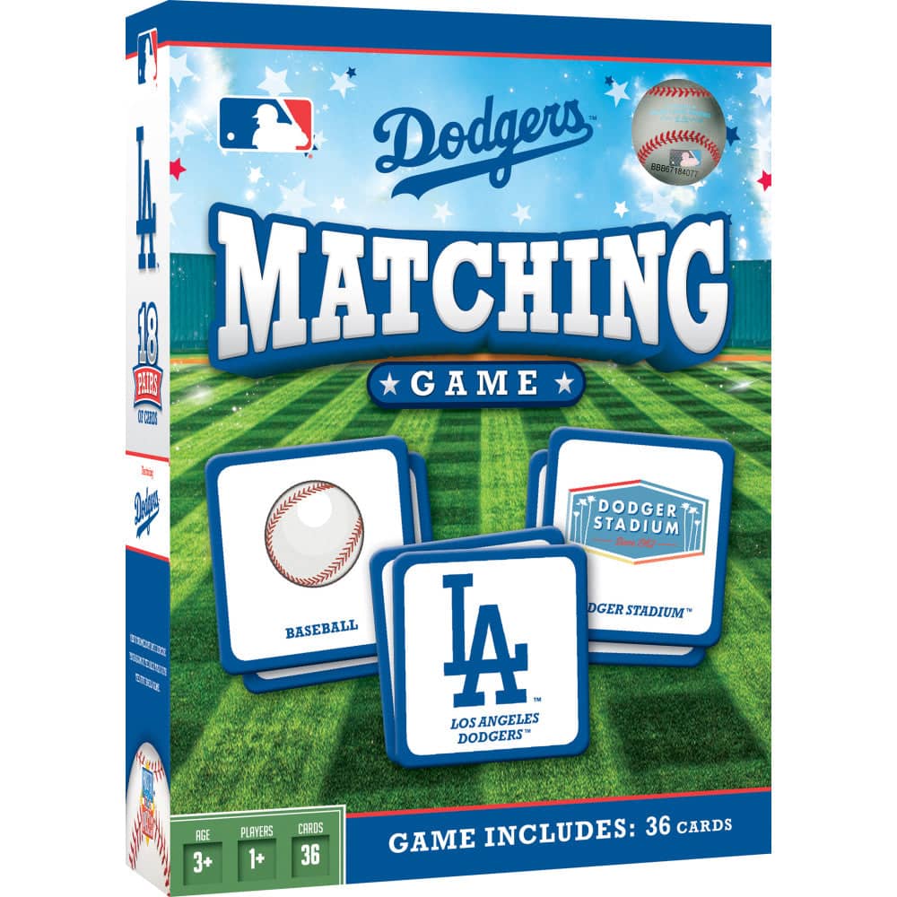 Los Angeles Dodgers Memory Matching Game - Sports Gifts, Sports Memorabilia, Sports Collectibles, Fan Shop