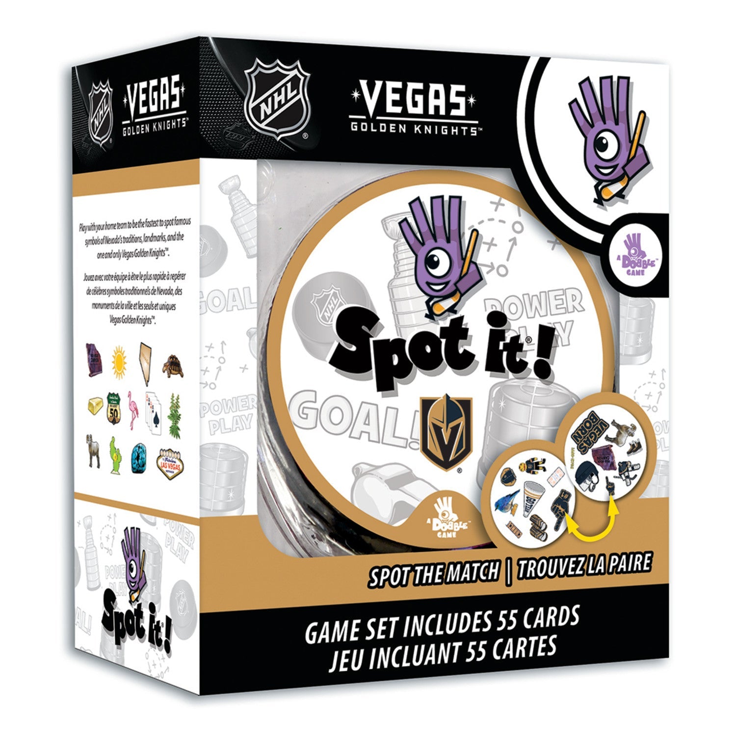 Las Vegas Golden Knights Spot It! Card Game - 757 Sports Collectibles