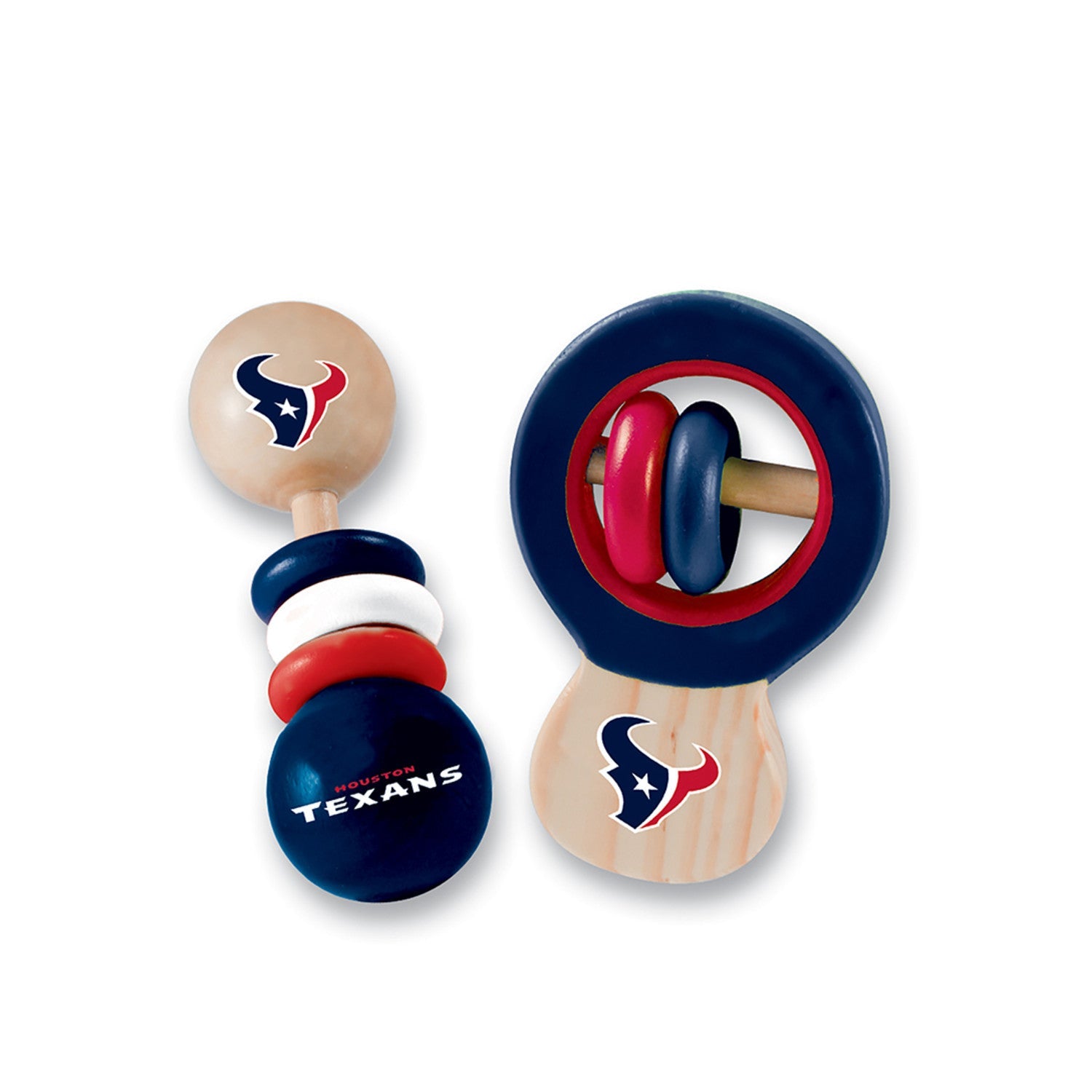 Houston Texans - Baby Rattles 2-Pack - 757 Sports Collectibles