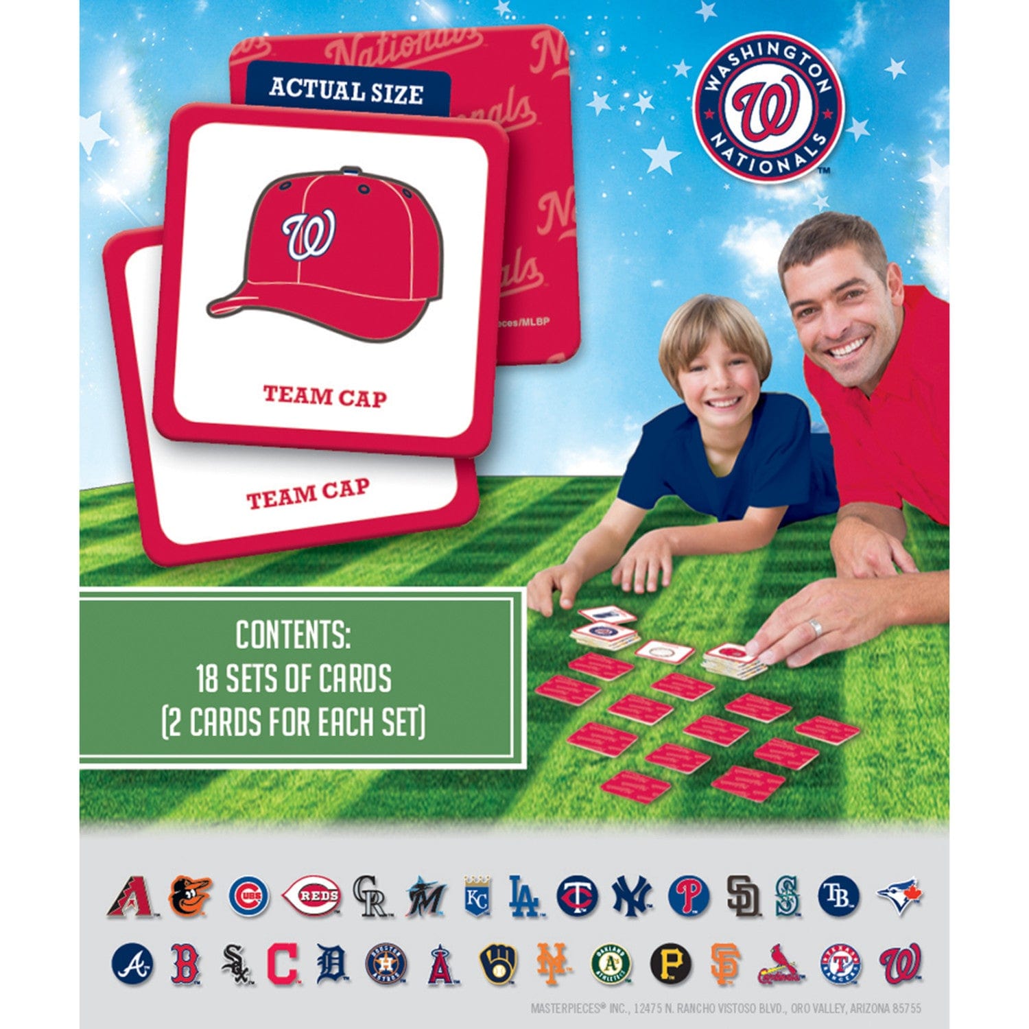 Washington Nationals Memory Matching Game - Sports Gifts, Sports Memorabilia, Sports Collectibles, Fan Shop