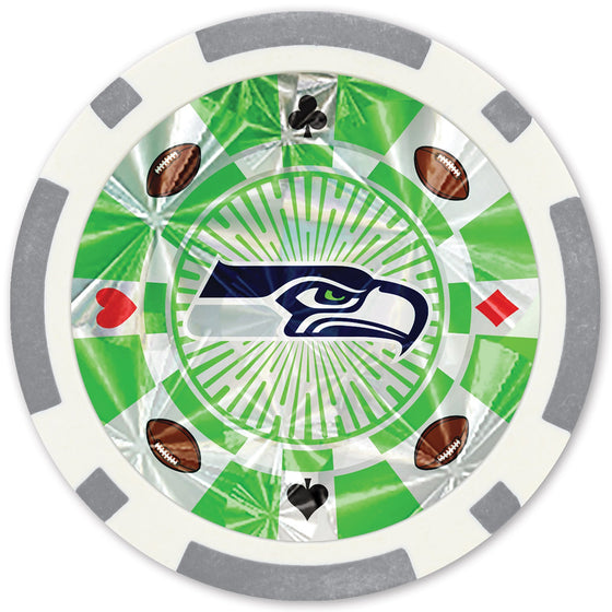 Seattle Seahawks 20 Piece Poker Chips - 757 Sports Collectibles