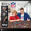 NFL Helmet Drip Art 500-Piece Shaped Puzzle