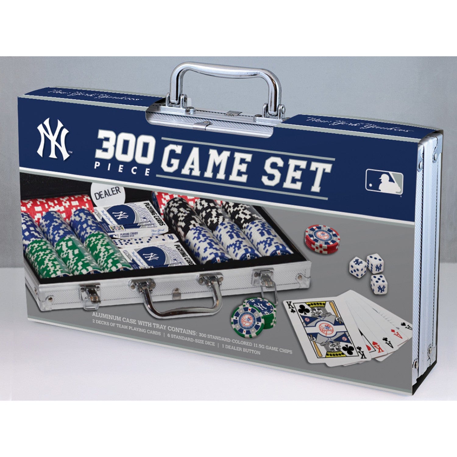 New York Yankees 300 Piece Poker Set - Ultimate Fan Edition - Sports Gifts, Sports Memorabilia, Sports Collectibles, Fan Shop