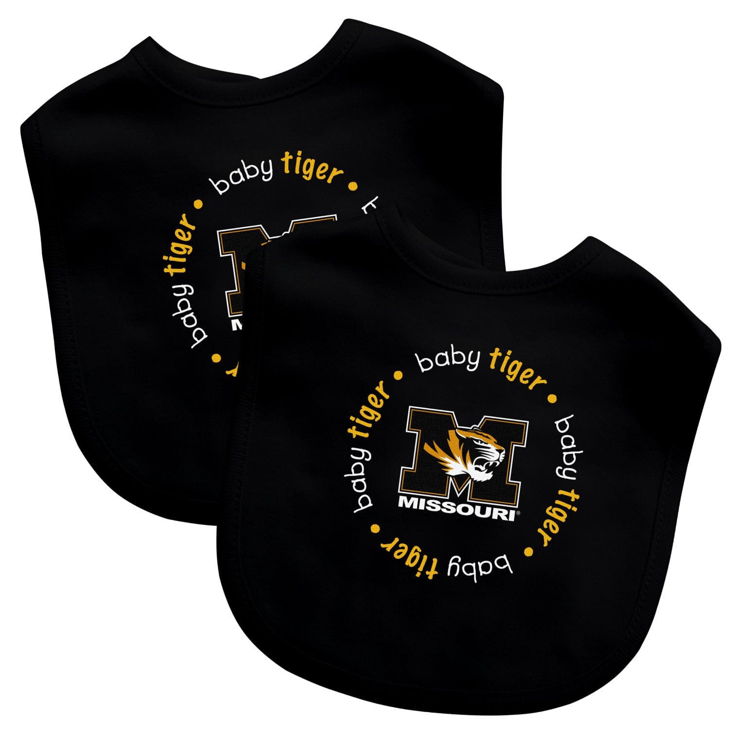 Missouri Tigers Baby Bibs 2-Pack - Sports Gifts, Sports Memorabilia, Sports Collectibles, Fan Shop
