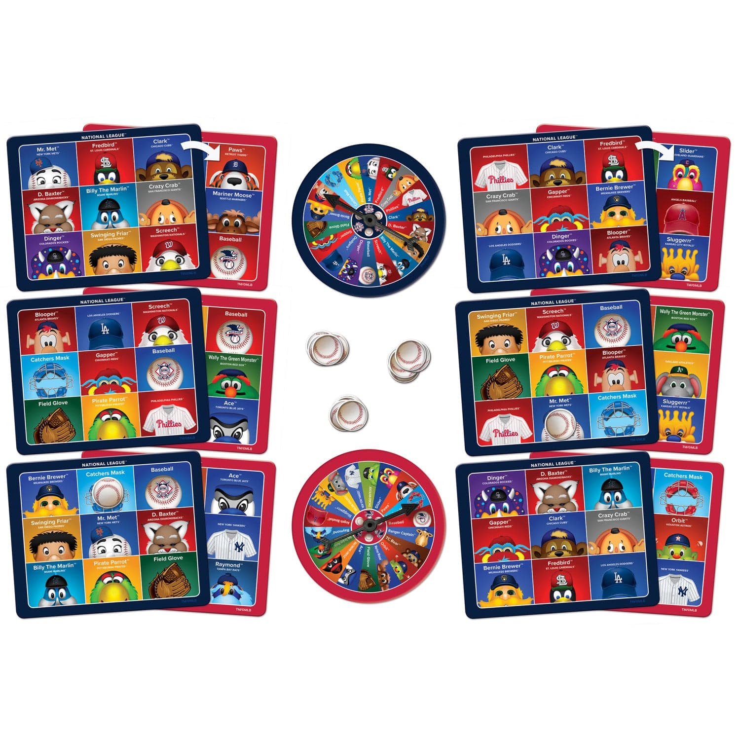 MLB League Bingo Game - Sports Gifts, Sports Memorabilia, Sports Collectibles, Fan Shop