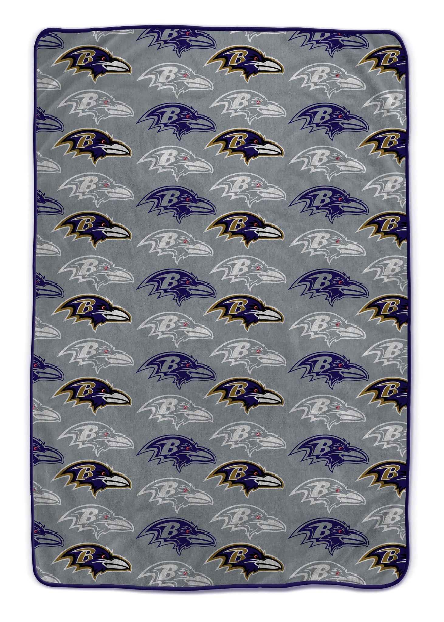 Baltimore Ravens - NFL Logo Roll Ultra Cozy Oversized 66x80 Blanket - Sports Gifts, Sports Memorabilia, Sports Collectibles, Fan Shop