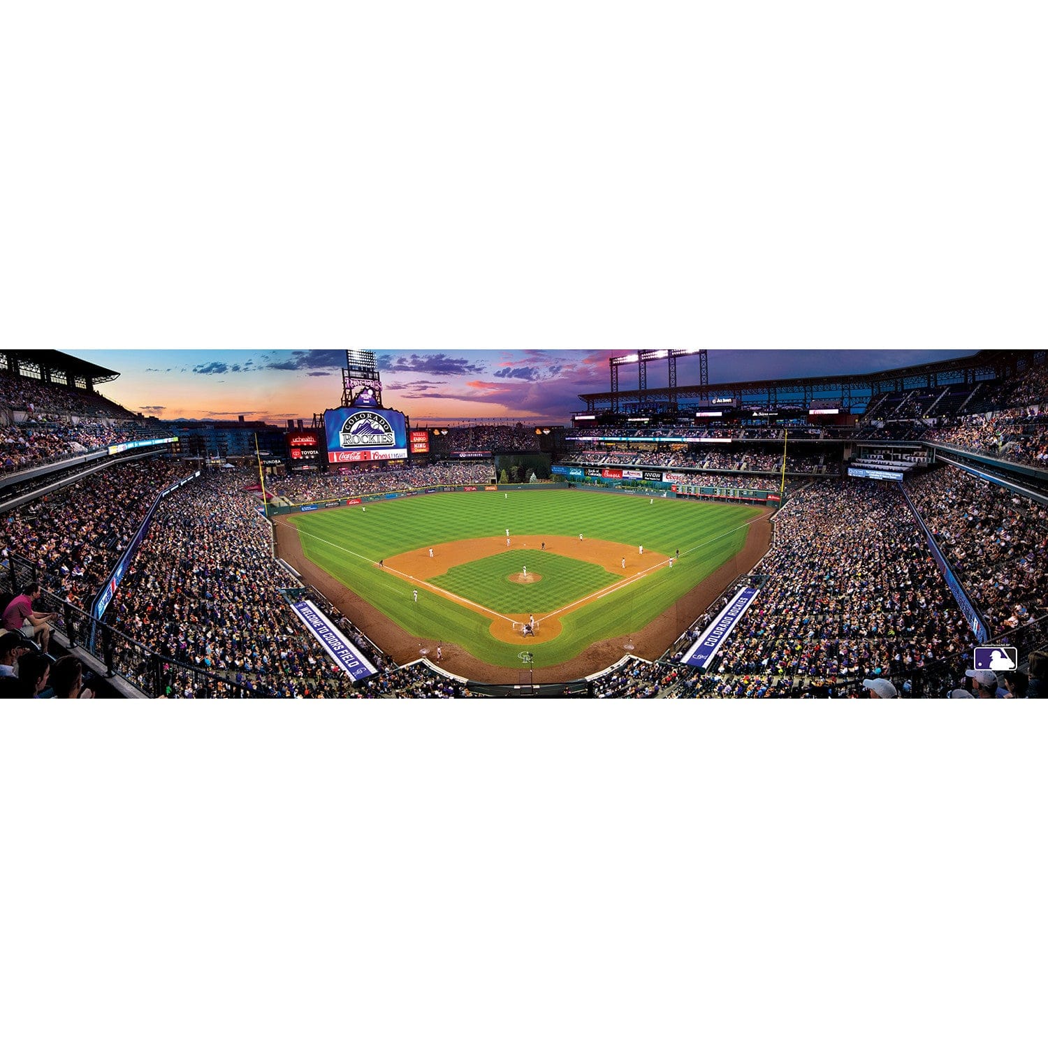 Colorado Rockies 1000 Piece Panoramic Jigsaw Puzzle - Sports Gifts, Sports Memorabilia, Sports Collectibles, Fan Shop