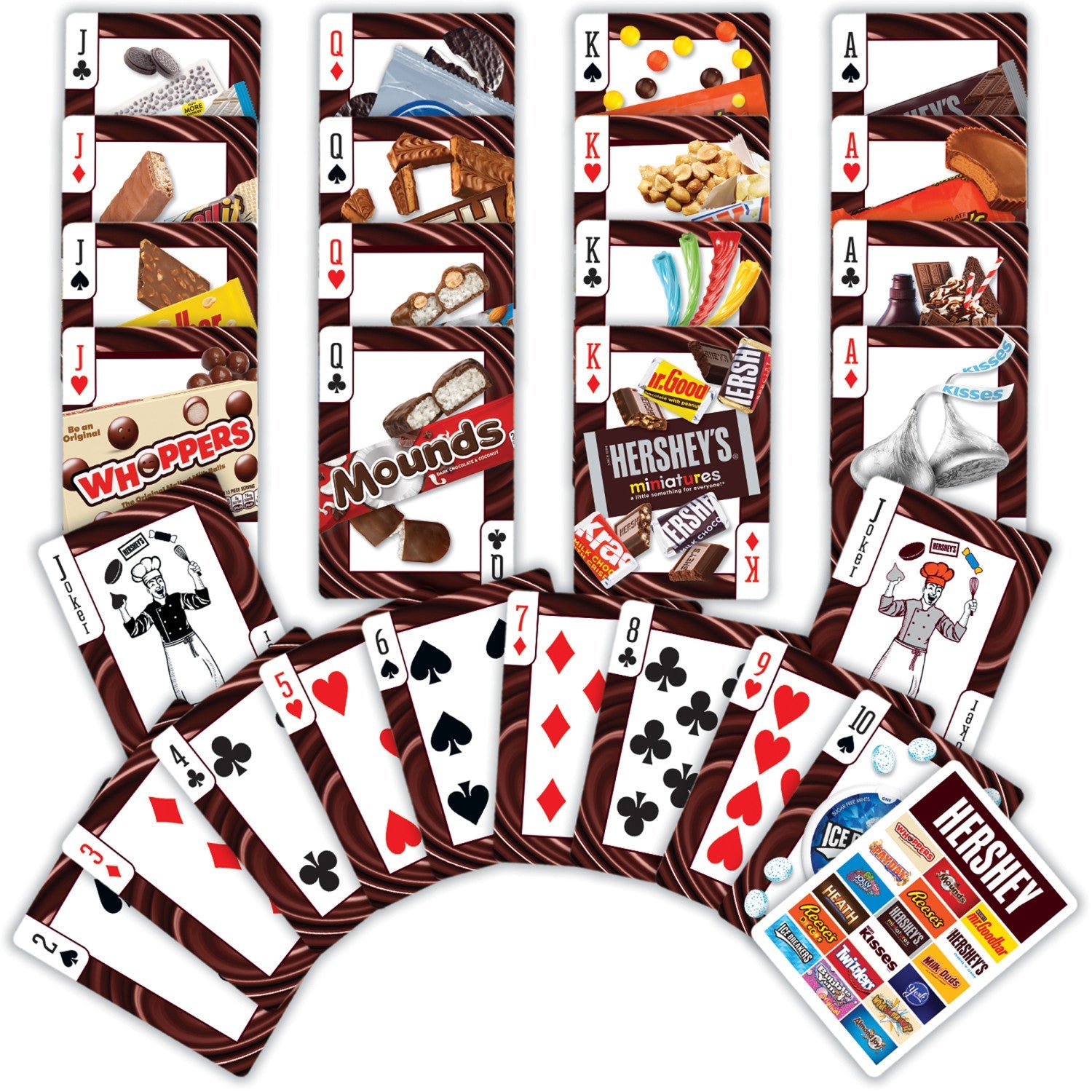 Hershey's Playing Cards - 54 Card Deck - 757 Sports Collectibles