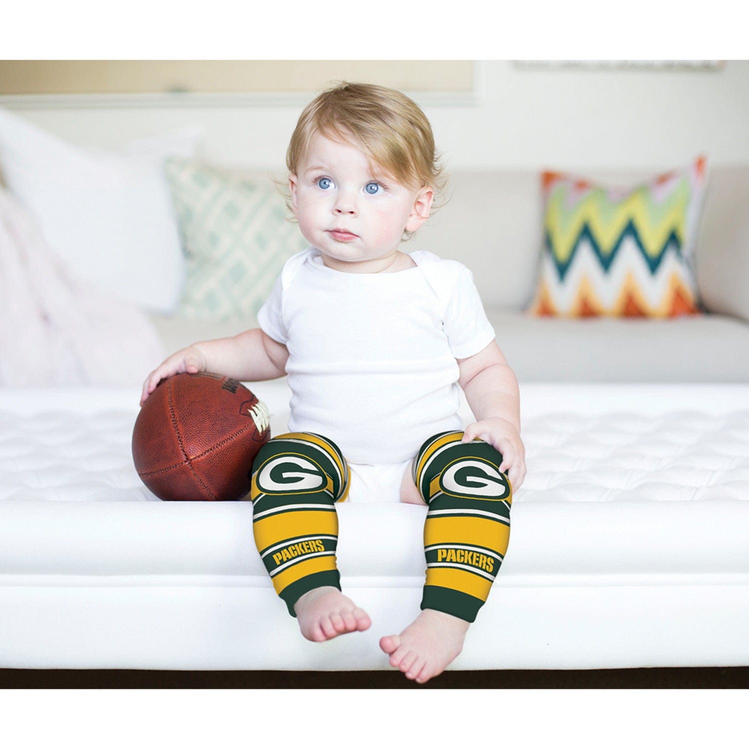 Green Bay Packers Baby Leg Warmers - Perfect for Little Fans!