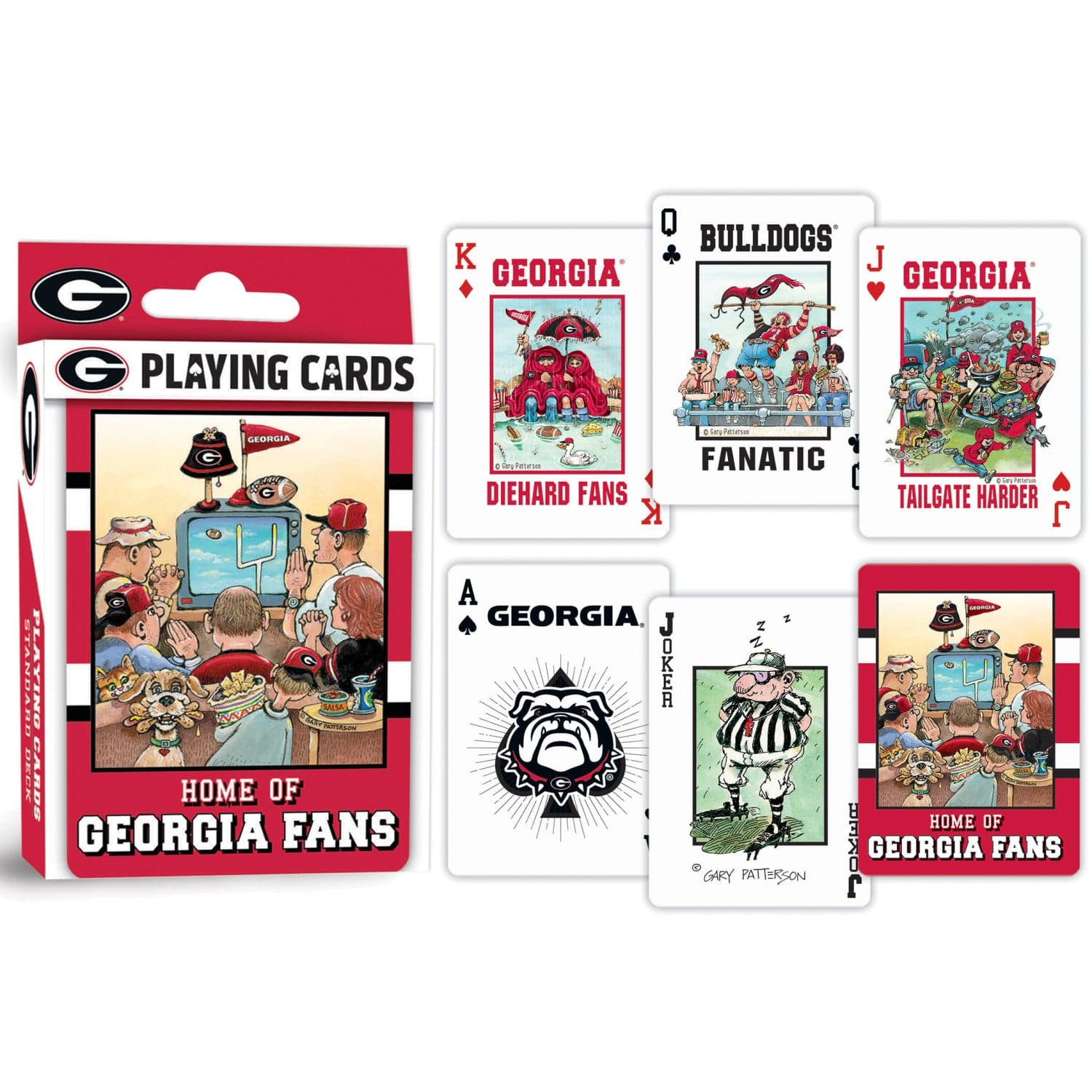 Georgia Bulldogs Fan Deck Playing Cards - 54 Card Deck - Sports Gifts, Sports Memorabilia, Sports Collectibles, Fan Shop