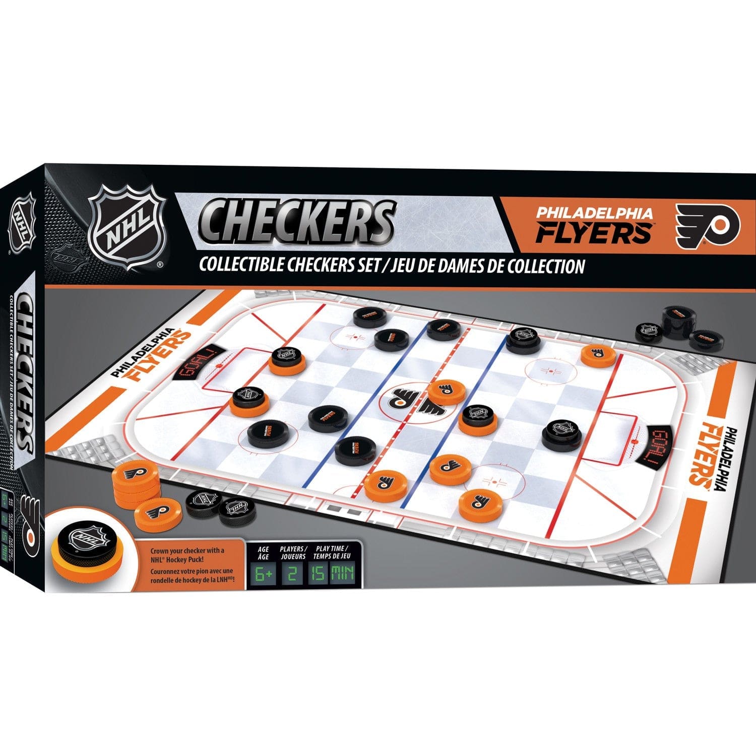 Philadelphia Flyers Checkers Game - Sports Gifts, Sports Memorabilia, Sports Collectibles, Fan Shop