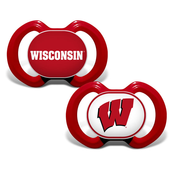 Wisconsin Badgers - Pacifier 2-Pack - 757 Sports Collectibles