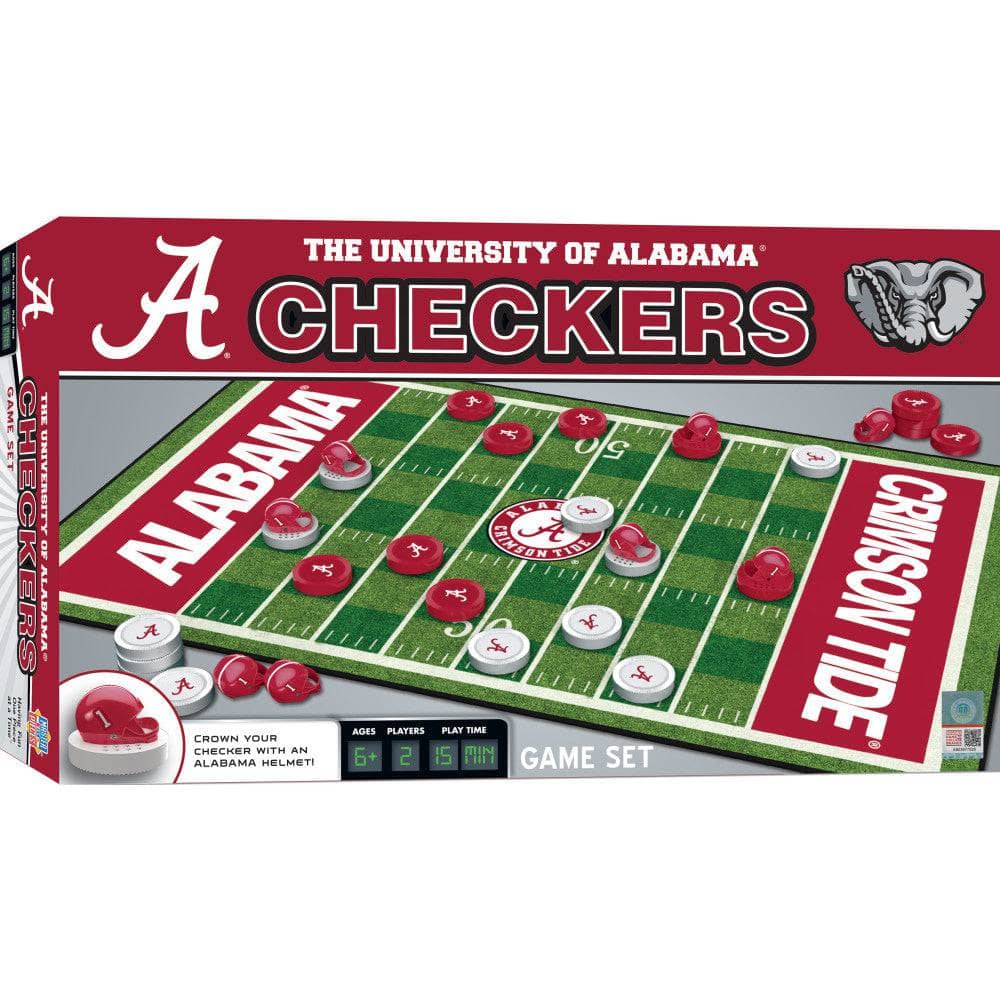 Alabama Crimson Tide Checkers Game - Sports Gifts, Sports Memorabilia, Sports Collectibles, Fan Shop