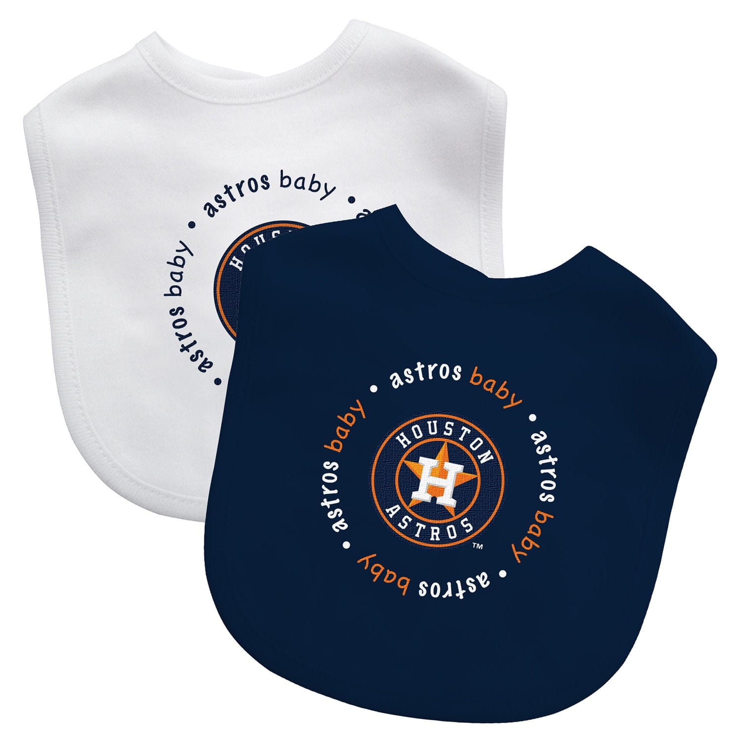 Houston Astros Baby Bibs 2-Pack - Perfect for Little Fans - Sports Gifts, Sports Memorabilia, Sports Collectibles, Fan Shop