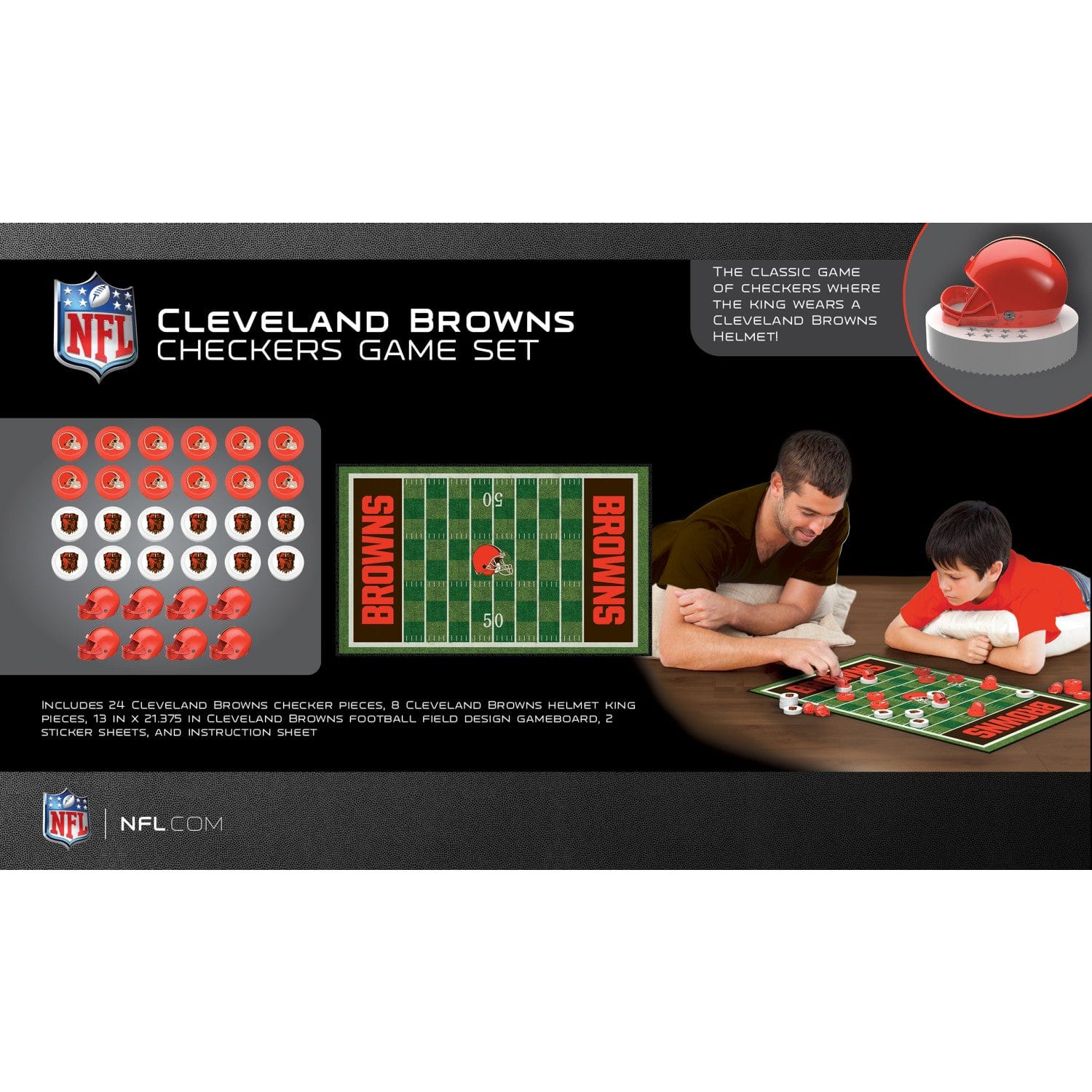 Cleveland Browns Checkers Set