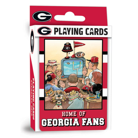 Georgia Bulldogs Fan Deck Playing Cards - 54 Card Deck - 757 Sports Collectibles