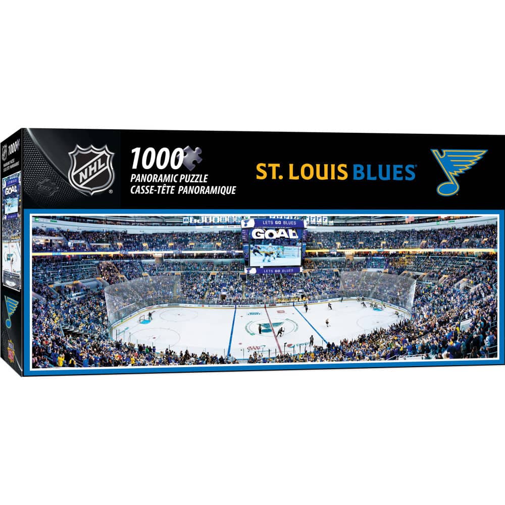 St. Louis Blues 1000 Piece Panoramic Jigsaw Puzzle - Sports Gifts, Sports Memorabilia, Sports Collectibles, Fan Shop