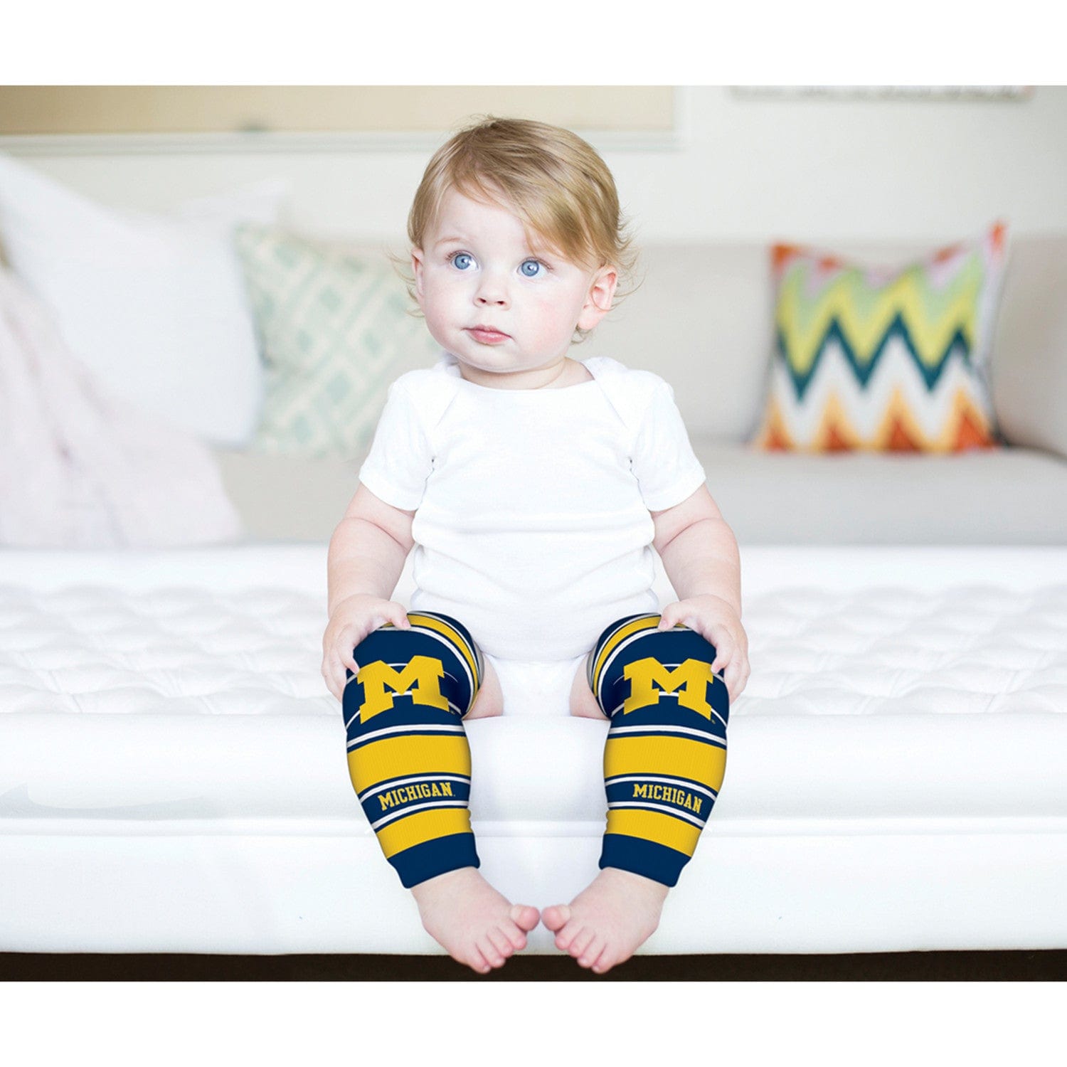 Michigan Wolverines Infant Leg Warmers - Sports Gifts, Sports Memorabilia, Sports Collectibles, Fan Shop