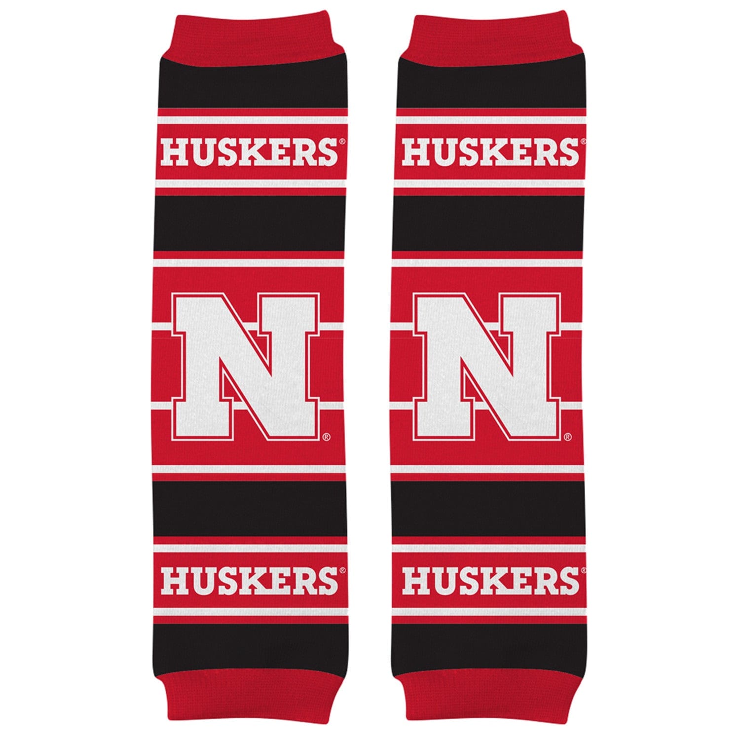 Nebraska Cornhuskers Baby Leg Warmers - Cute & Cozy Team Spirit Gear - Sports Gifts, Sports Memorabilia, Sports Collectibles, Fan Shop