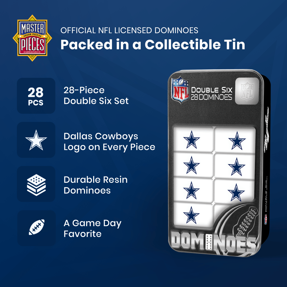 Dallas Cowboys Dominoes - Sports Gifts, Sports Memorabilia, Sports Collectibles, Fan Shop