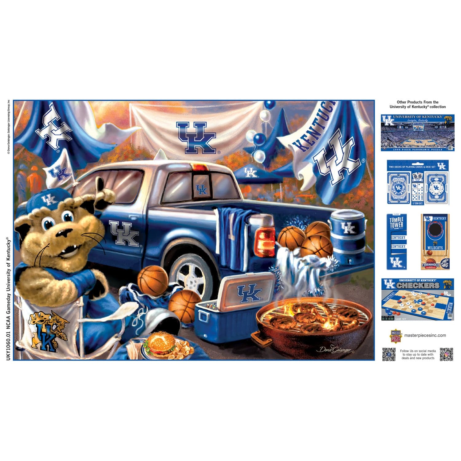 Kentucky Wildcats Gameday 1000 Piece Jigsaw Puzzle - Sports Gifts, Sports Memorabilia, Sports Collectibles, Fan Shop