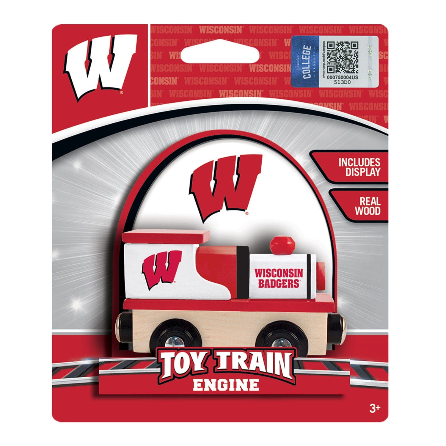 Wisconsin Badgers Official Toy Train Engine - Sports Gifts, Sports Memorabilia, Sports Collectibles, Fan Shop