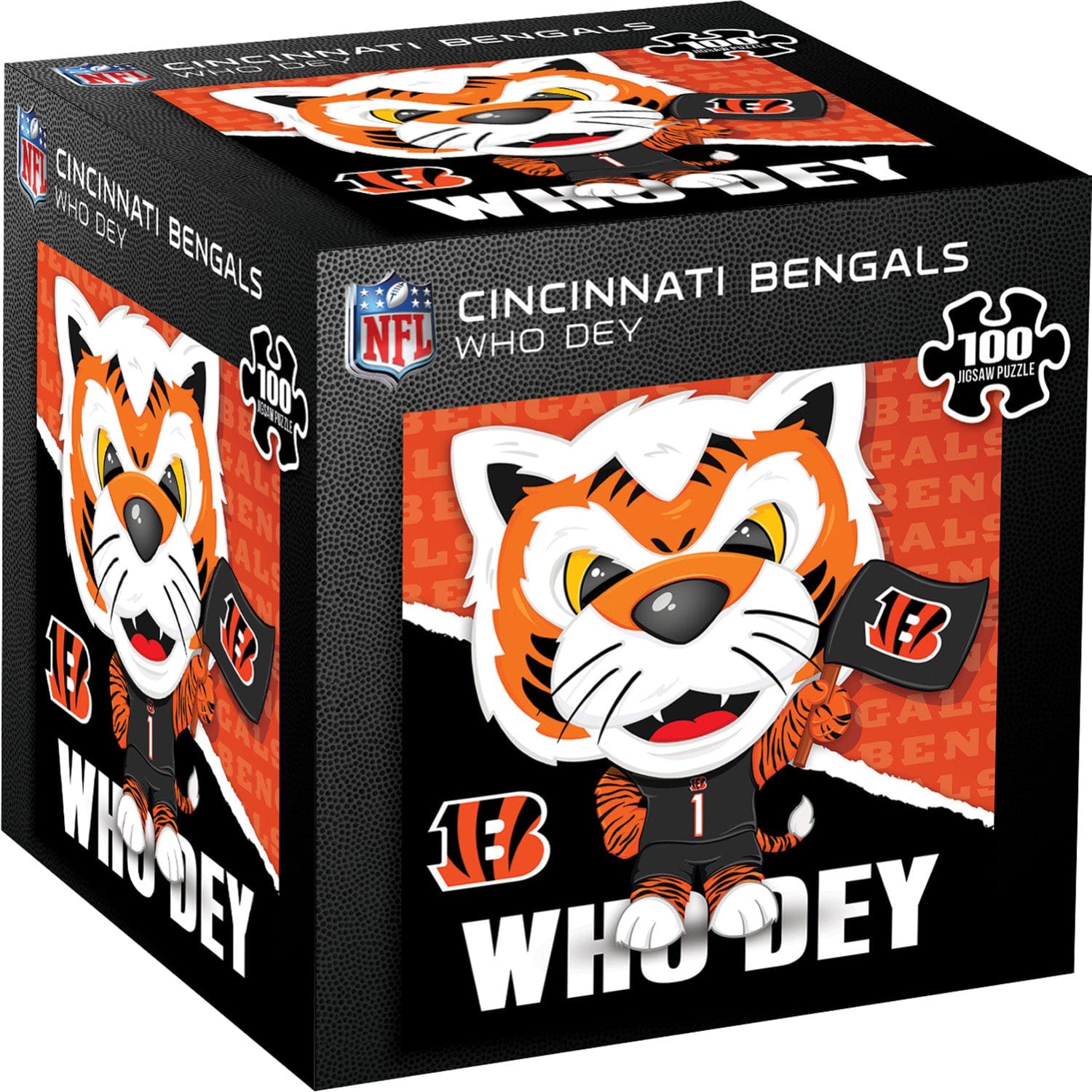 Cincinnati Bengals Mascot Who Dey 100-Piece Jigsaw Puzzle - Sports Gifts, Sports Memorabilia, Sports Collectibles, Fan Shop