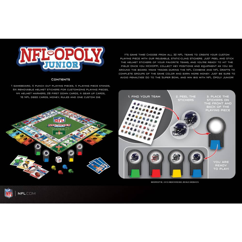 NFL Opoly Junior: The Ultimate Football Family Game