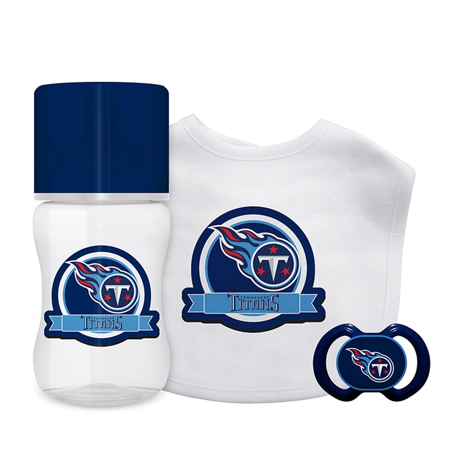 Tennessee Titans Baby Gift Set - 3-Piece Essentials for Little Fans - Sports Gifts, Sports Memorabilia, Sports Collectibles, Fan Shop