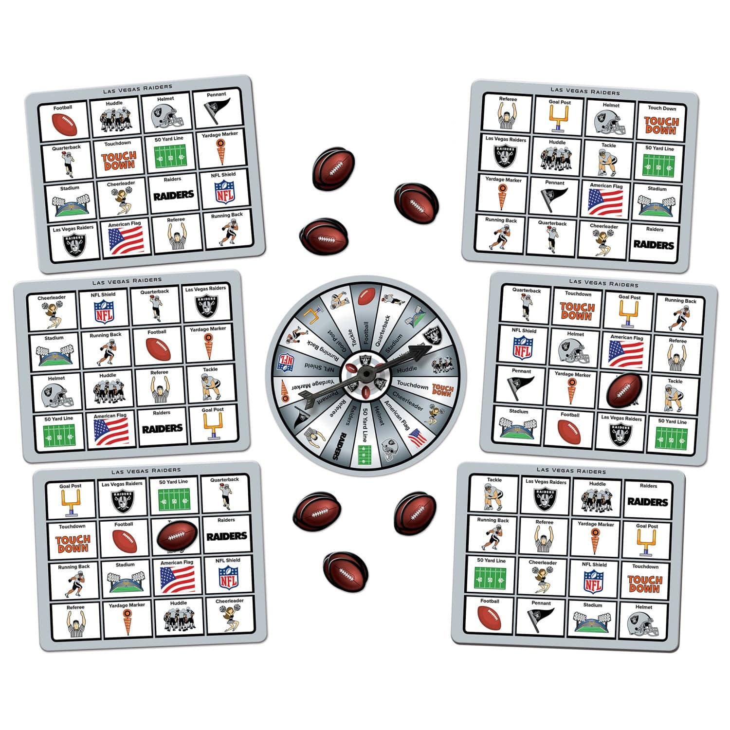 Las Vegas Raiders Bingo Game: Join the Fun and Cheer for Your Team!