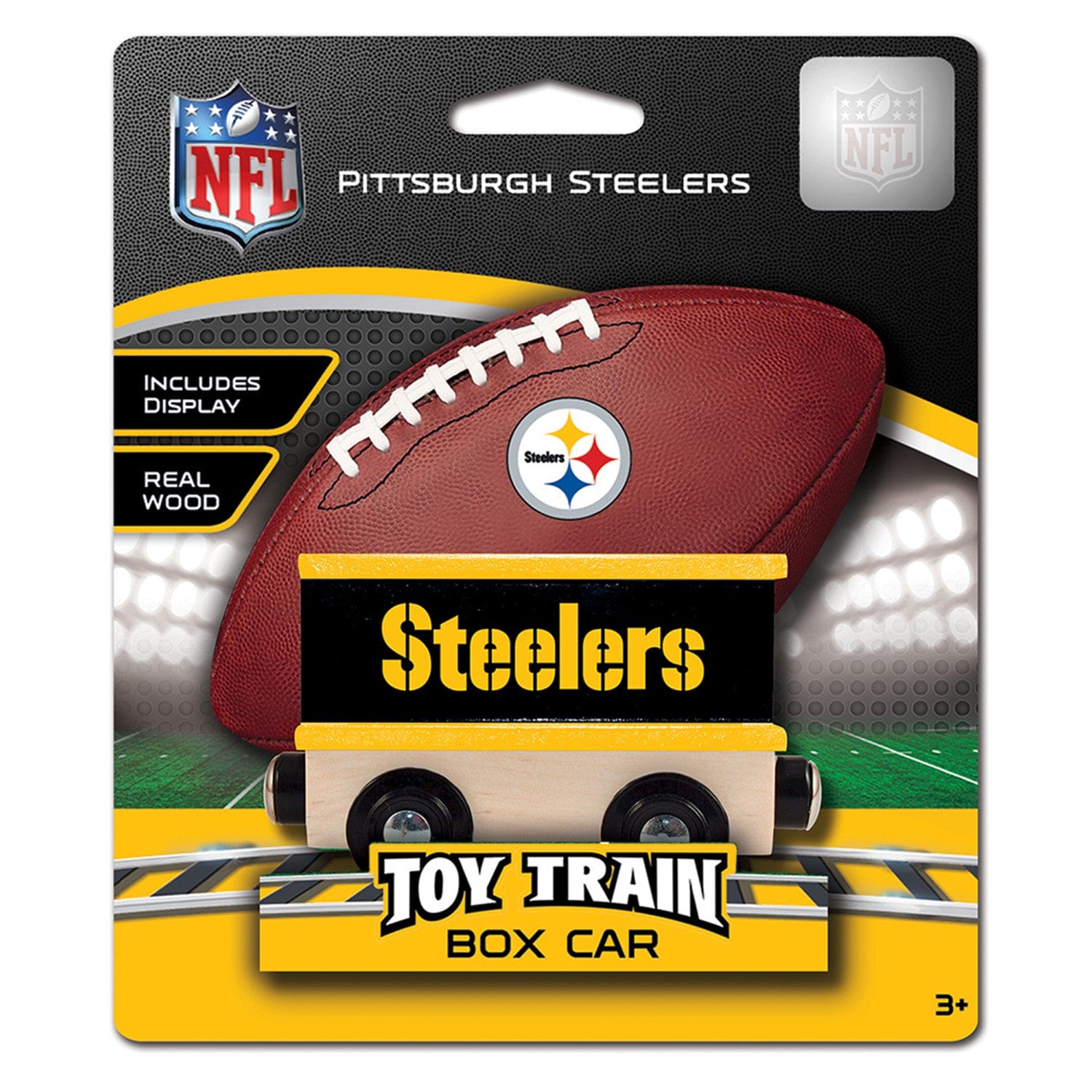 Pittsburgh Steelers Collectible Toy Train Box Car - Sports Gifts, Sports Memorabilia, Sports Collectibles, Fan Shop