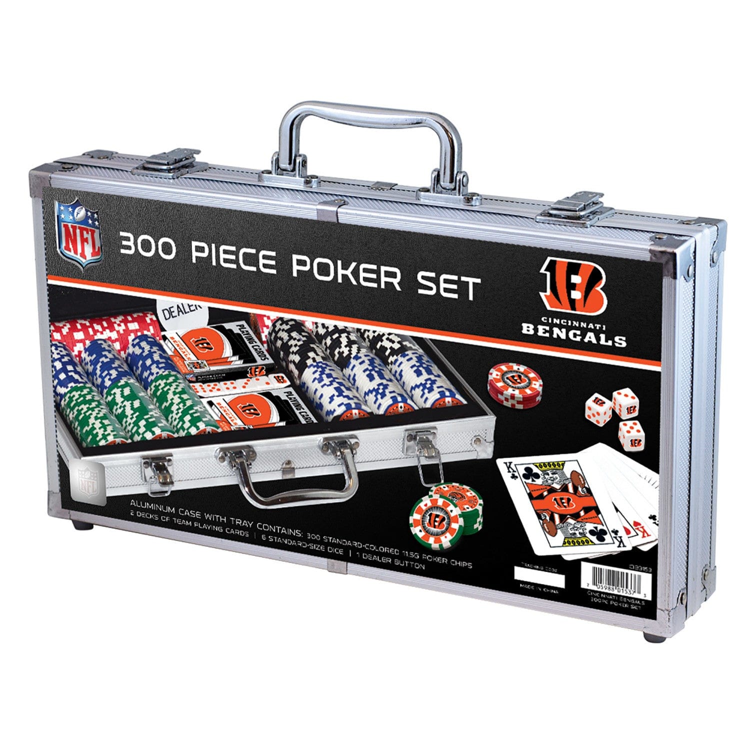 Cincinnati Bengals 300-Piece Poker Set