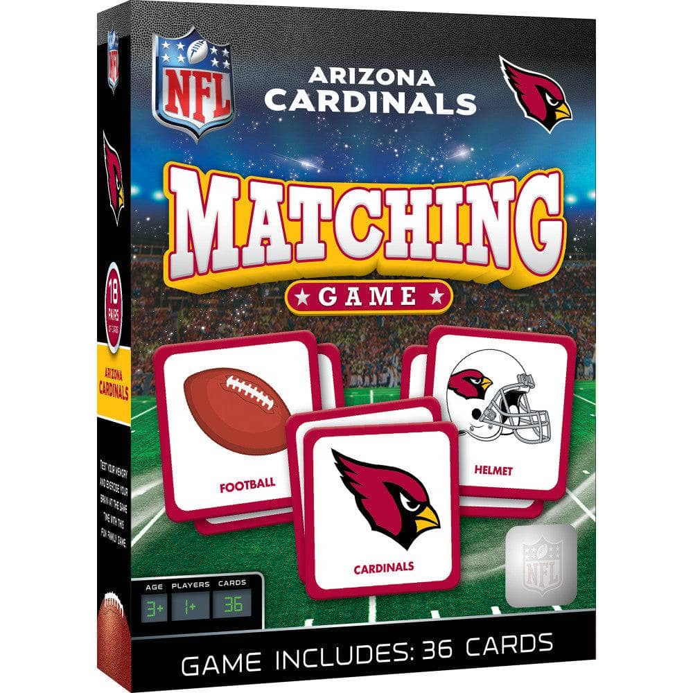 Arizona Cardinals Memory Matching Game