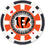 Cincinnati Bengals 100 Piece Poker Chips - 757 Sports Collectibles