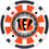 Cincinnati Bengals 100-Piece Poker Chip Set