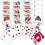 Indiana Hoosiers 54-Card Deck Playing Cards - Sports Gifts, Sports Memorabilia, Sports Collectibles, Fan Shop