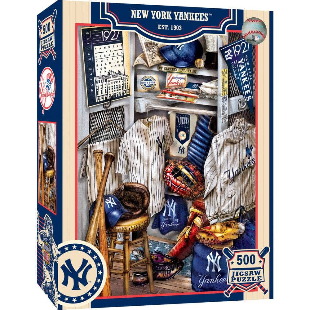 New York Yankees - Locker Room 500 Piece Jigsaw Puzzle