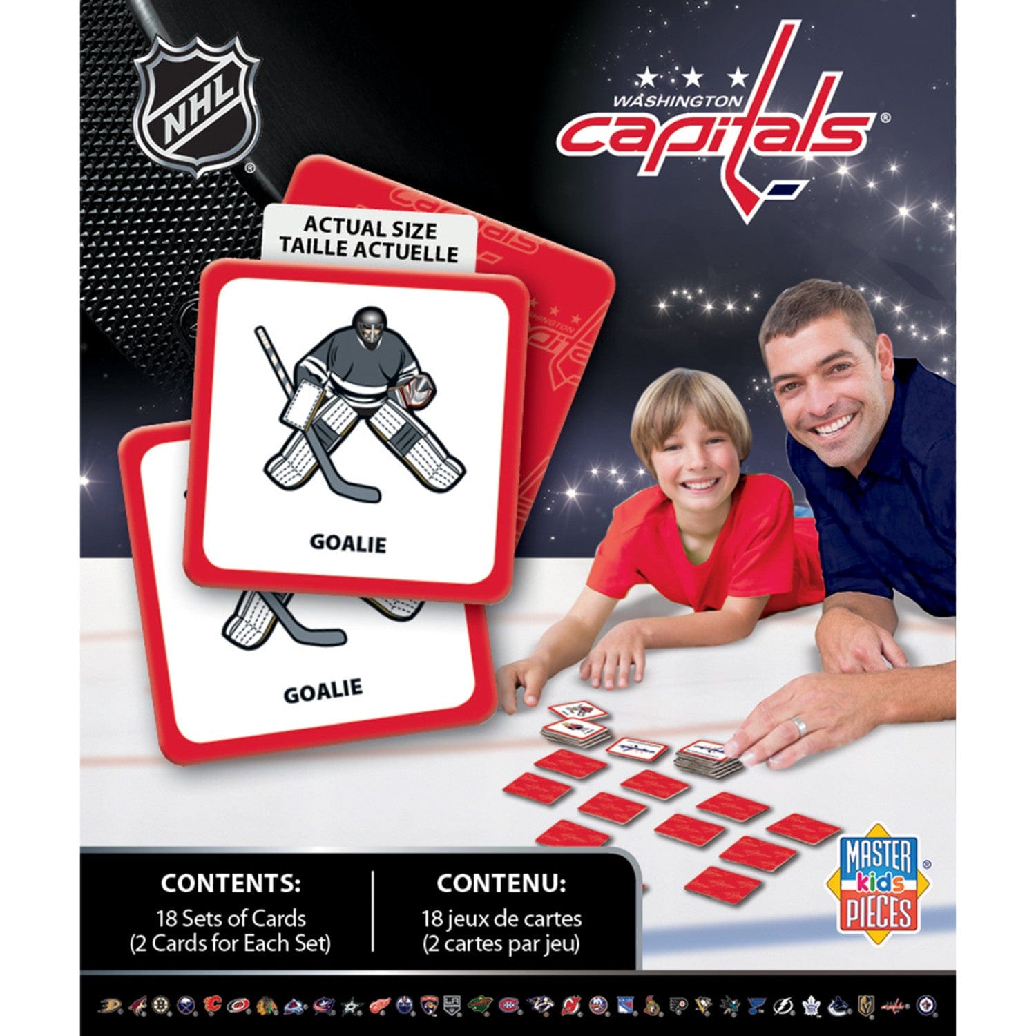 Washington Capitals Memory Matching Game - Sports Gifts, Sports Memorabilia, Sports Collectibles, Fan Shop